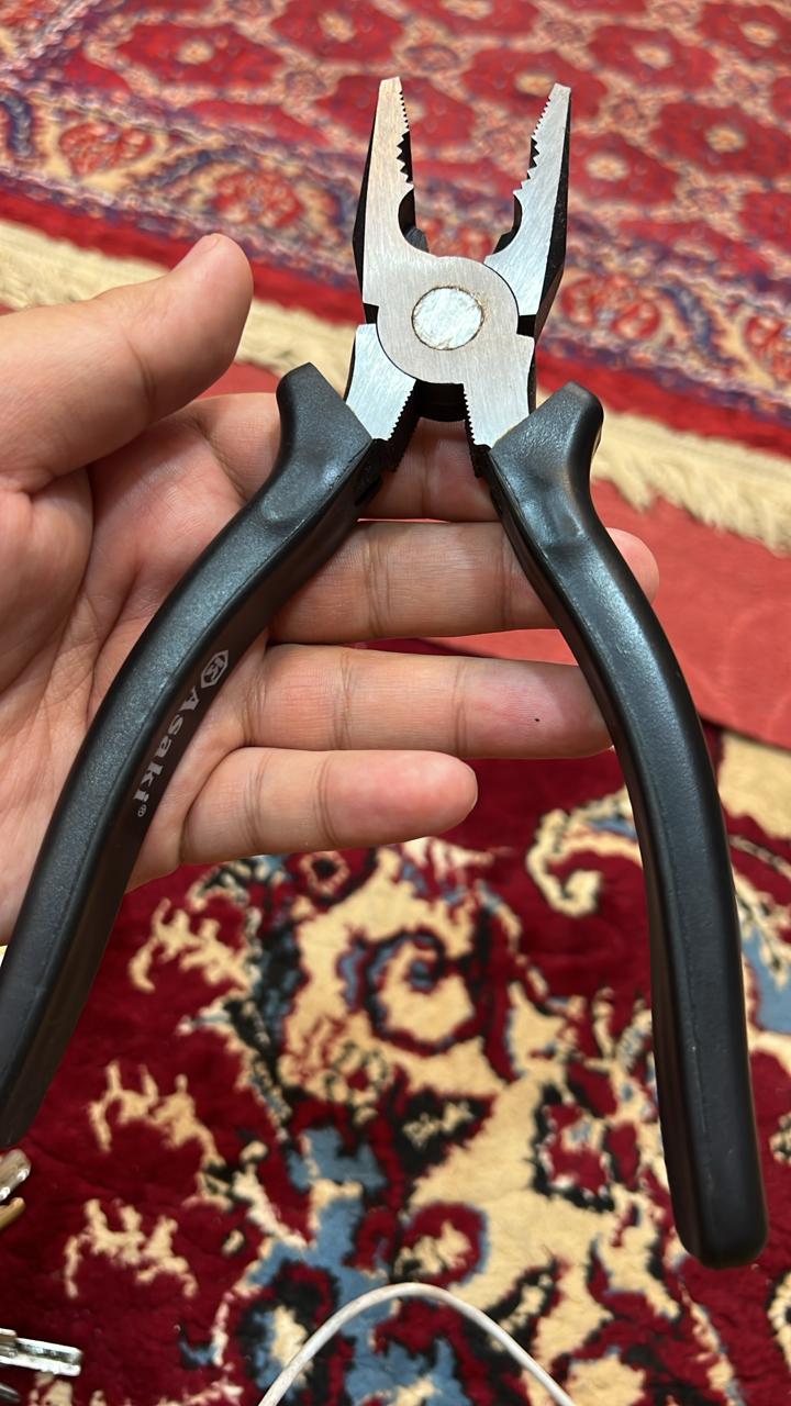 Asaki American Type Combination Pliers – Heavy Duty Industrial Wire Cutting & Gripping Multi-Functional Hand Tool - Image 4
