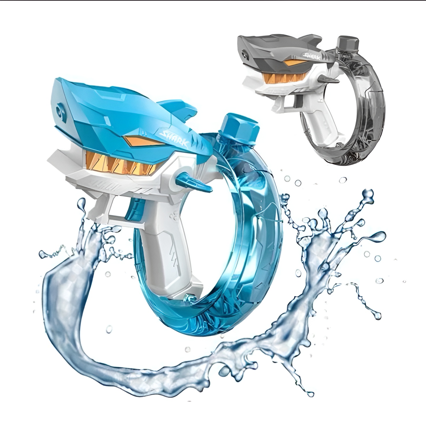 Rechargeable Shark Water Gun – High Pressure Electric Water Blaster Toy For Kids, Long Range Water Shooter, Fun Outdoor - Image 3