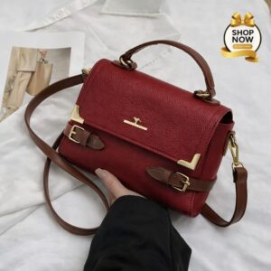 The Mono Carry Crossbody Bag Stylish Leatherette Design With Adjustable Strap