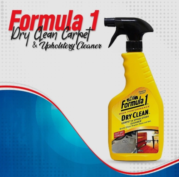 DRY CLEAN FORMULA1 Carpet & Upholstery Cleaner Cleans Car 680 ML - Image 2