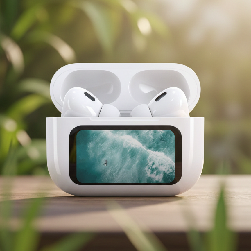 Airpods Pro A9 ANC ENC Double Dark Noise Reduction Bluetooth Wireless Earbuds With Battery Display Touch Control For And - Image 3